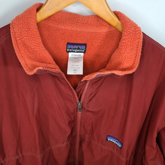 Patagonia Other - Patagonia men's Large fleece lined jacket red / orange